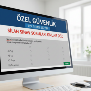 Özel Güvenlik 119. Temel Eğitim Silah Sınav Soruları Online Çöz